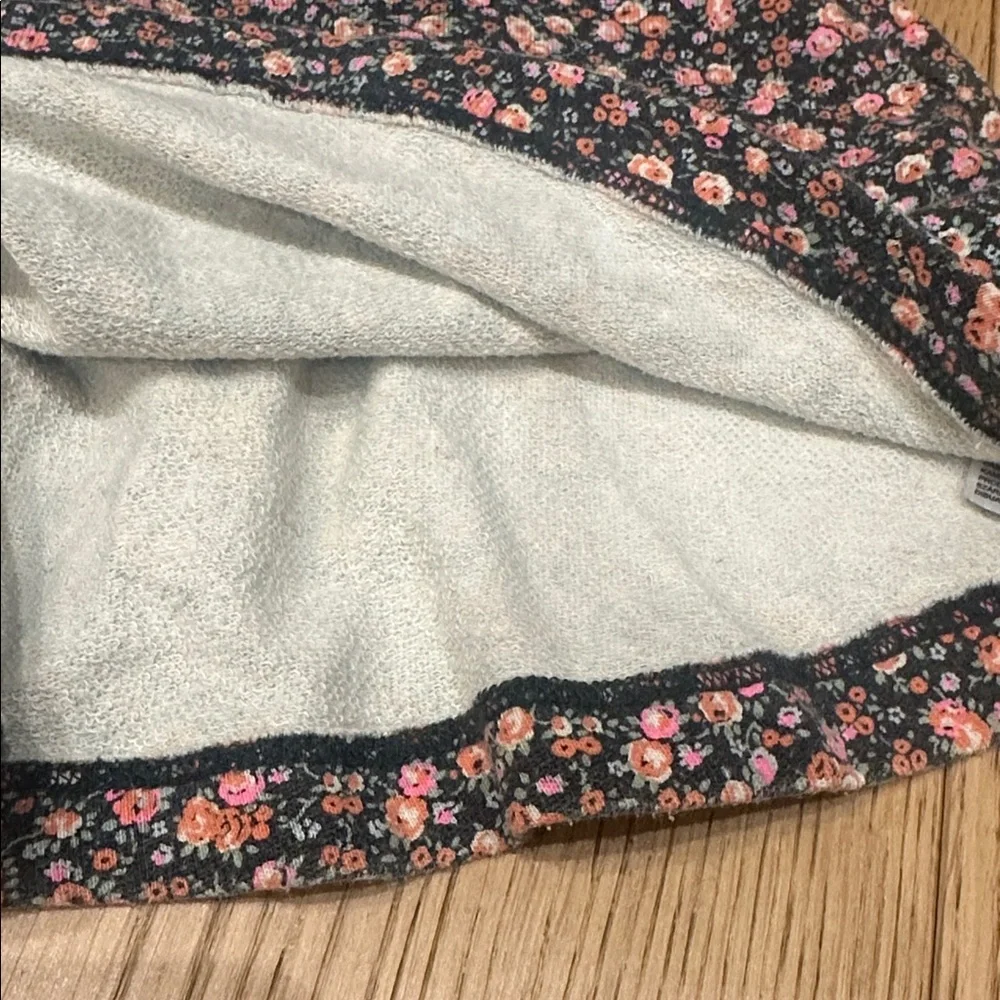 Gap girls Floral Long Sleeve Kids Dress 4T cozy